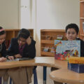 Students participating in classroom activities at Apple International Community School, a British curriculum school in Al Karama, Dubai.